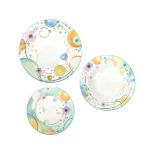 Servizio di piatti 18pz Bollicine