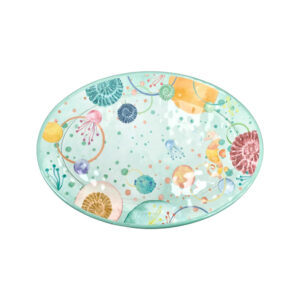 Vassoio ovale Bollicine in melamina