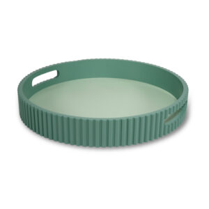 Vassoio rotondo verde